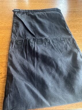 Givenchy Black Velvet Drawstring Pouch